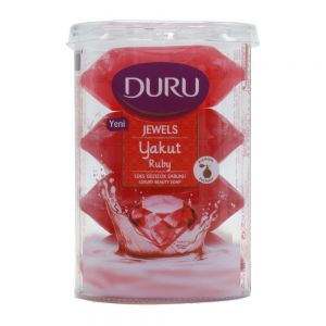صابون دست و بدن دورو Duru سری Jewels مدل Ruby بسنه 4 عددی وزن 400 گرم