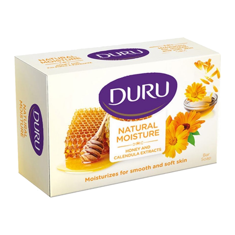 صابون دست و بدن دورو Duru مدل Natural Moisture حاوی عسل وزن 120 گرم