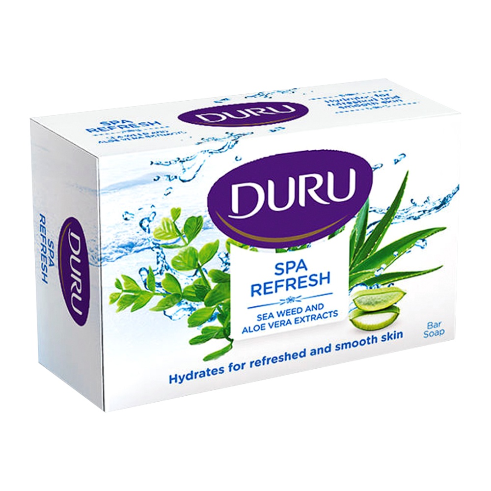 صابون دست و بدن دورو Duru مدل Spa Refresh حاوی عصاره جلبک دریایی و آلوئه ورا وزن 120 گرم