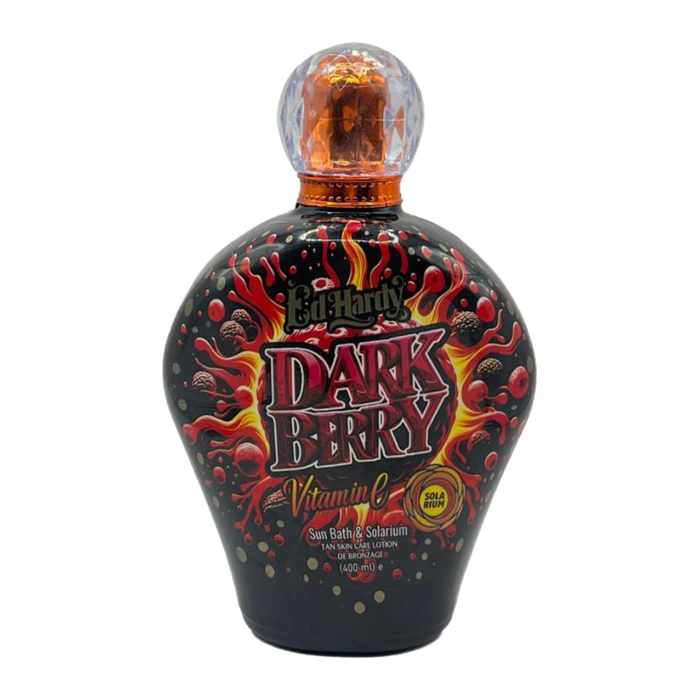 لوسیون سولاریوم اد هاردی Ed Hardy مدل Dark Berry شکلاتی مسی تیره حجم 400 میل