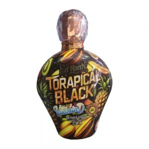 لوسیون سولاریوم اد هاردی Ed Hardy مدل Tropical Black شکلاتی و طلایی و کاراملی حجم 400 میل