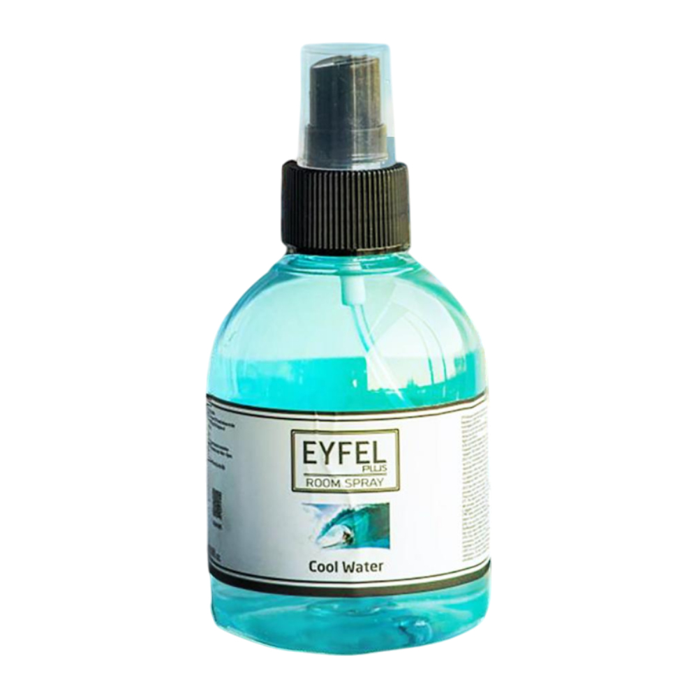 اسپری خوشبو کننده هوا Eyfel Plus مدل Cool Water رایحه آب خنک حجم 200 میل