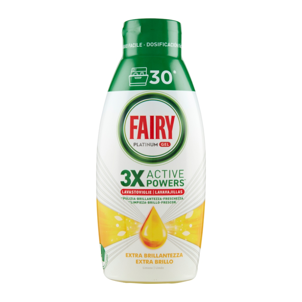 ژل ماشین ظرفشویی Fairy مدل Brilliance رایحه لیمو حجم 600 میل