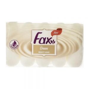 صابون دست و بدن فکس Fax مدل Cream حاوی گلیسیرین بسته 5 عددی وزن 350 گرم