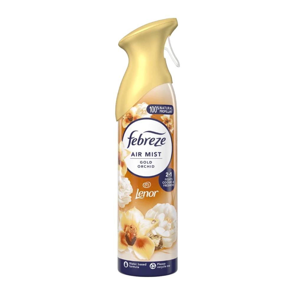 خوشبو کننده هوا Febreze سری Air Mist مدل Gold Orchid رایحه ارکیده طلایی حجم 185 میل