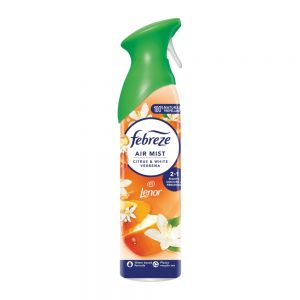 خوشبو کننده هوا Febreze سری Air Mist مدل Citrus And White Verbena رایحه مرکبات و گل شاه پسند حجم 185 میل