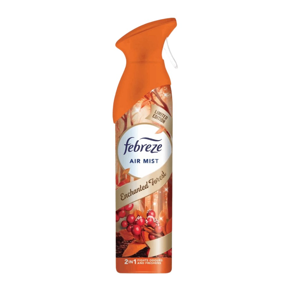 خوشبو کننده هوا Febreze سری Air Mist مدل Enchanted Forest رایحه ذغال اخته جنگلی حجم 185 میل