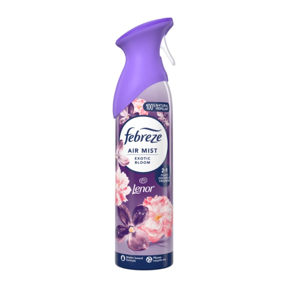 خوشبو کننده هوا Febreze سری Air Mist مدل Exotic Bloom رایحه شکوفه حجم 185 میل