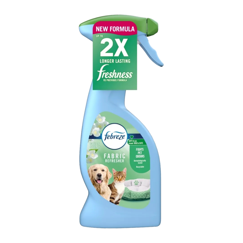 اسپری خوشبو کننده پارچه Febreze مدل Pet Odors از بین برنده بوی حیوانات خانگی حجم 375 میل