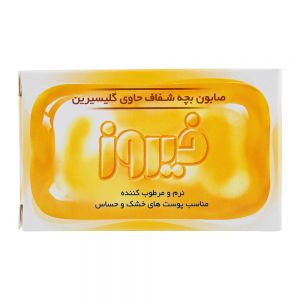 صابون شفاف گلیسیرینه فیروز Firooz مدل Glycerin وزن 75 گرم