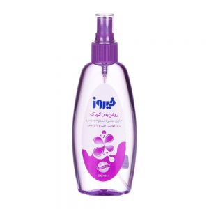 اسپری روغن بدن کودک فیروز Firooz مدل Lavender حاوی عصاره اسطوخودوس حجم 200 میل