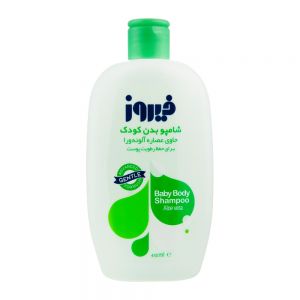 شامپو بدن کودک فیروز Firooz مدل Aloe Vera حاوی عصاره آلوئه ورا حجم 450 میل