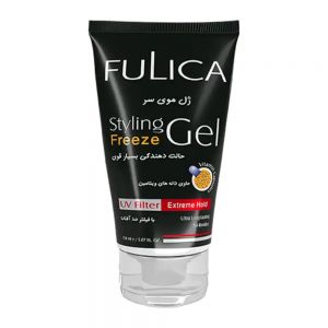 ژل موی سر فولیکا Fulica مدل Extreme Hold حاوی دانه های ویتامین حجم 150 میل