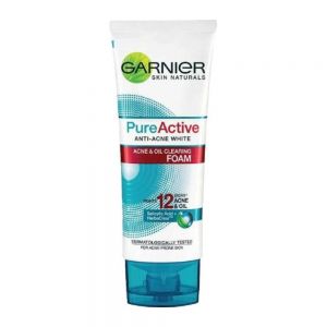 فوم شست و شوی صورت گارنیه Garnier مدل Pure Active ضد جوش حجم 100 میل