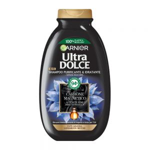 شامپو موی سر گارنیه Garnier سری Ultra Dolce مدل Carbone Magnetico حجم 300 میل