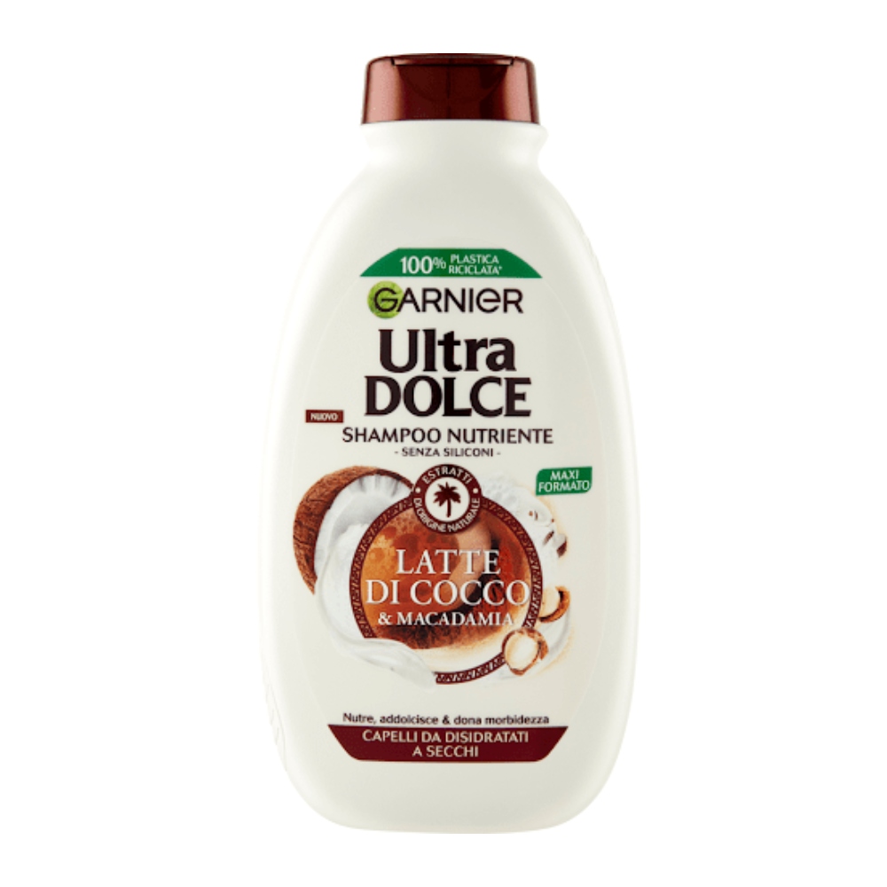 شامپو موی سر گارنیه Garnier سری Ultra Dolce مدل Latte Di Cocco حجم 300 میل