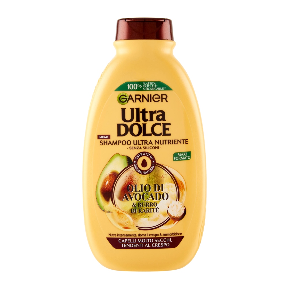 شامپو موی سر گارنیه Garnier سری Ultra Dolce مدل Olio Di Avocado حجم 300 میل