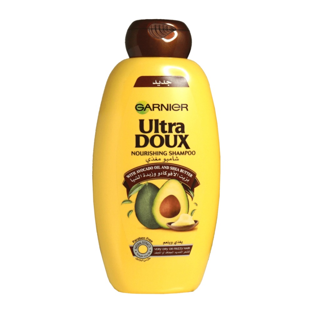 شامپو موی سر گارنیه Garnier سری Ultra Doux مدل Avocado Oil And Shea Butter حجم 400 میل