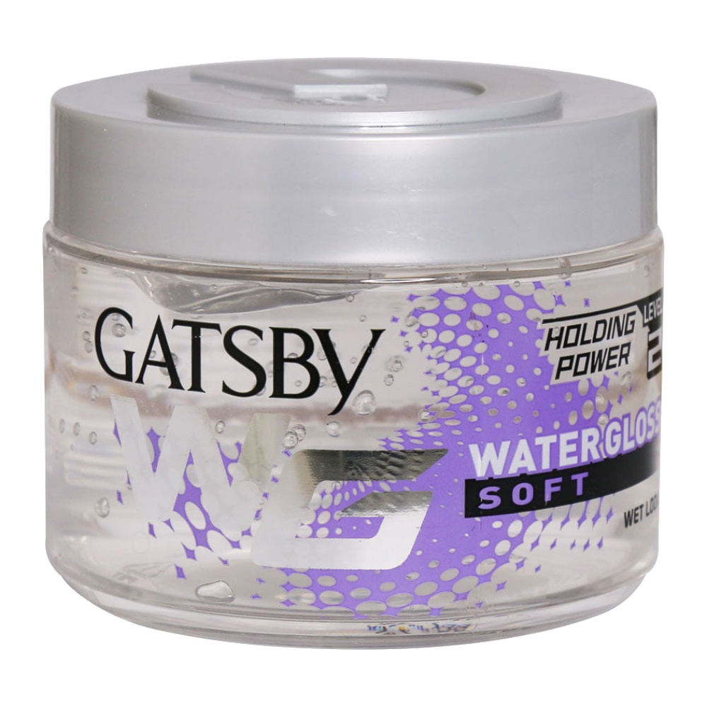 ژل مو گتسبی Gatsby سری Water Gloss مدل Soft وزن 300 گرم