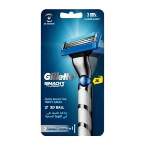 خودتراش ژیلت Gillette مدل Match 3 Turbo به همراه یک تیغ یدک