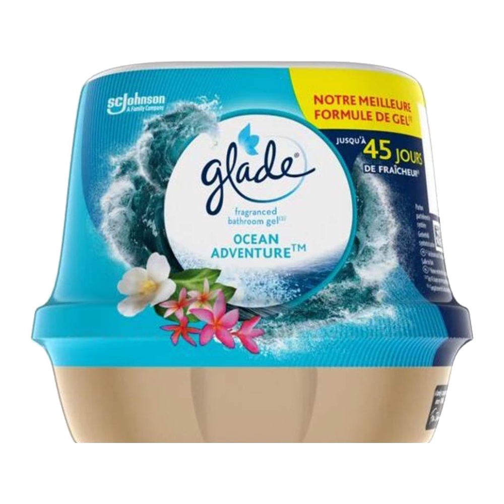 ژل خوشبو کننده هوا گلید Glade مدل Ocean Adventure رایحه اقیانوس وزن 180 گرم