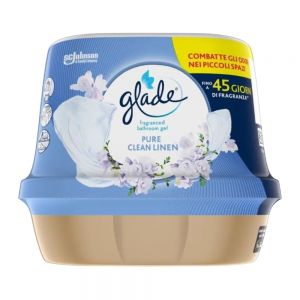 ژل خوشبو کننده هوا گلید Glade مدل Pure Clean Linen وزن 180 گرم