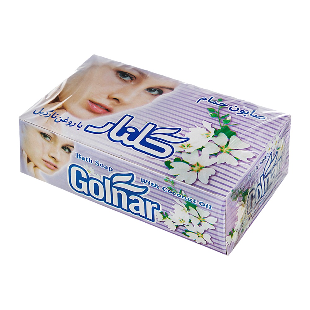 صابون حمام گلنار Golnar مدل Springs Flower رایحه گل بهاری بسته 6 عددی وزن 780 گرم