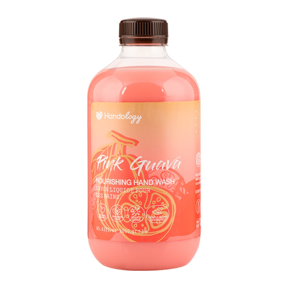 مایع دستشویی هندولوژی Handology مدل Pink Guava محافظ رطوبت پوست حجم 2000  میل