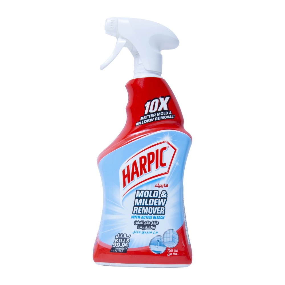 اسپری پاک کننده کپک و قارچ هارپیک Harpic مدل Mold And Mildew Remover حجم 750 میل