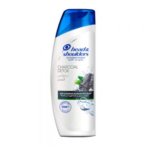 شامپو ضد شوره Head And Shoulders مدل Charcoal Detox حاوی ذغال فعال حجم 400 میل