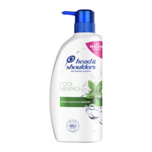 شامپو ضد شوره Head And Shoulders مدل Cool Menthol حاوی عصاره نعنا حجم 650 میل