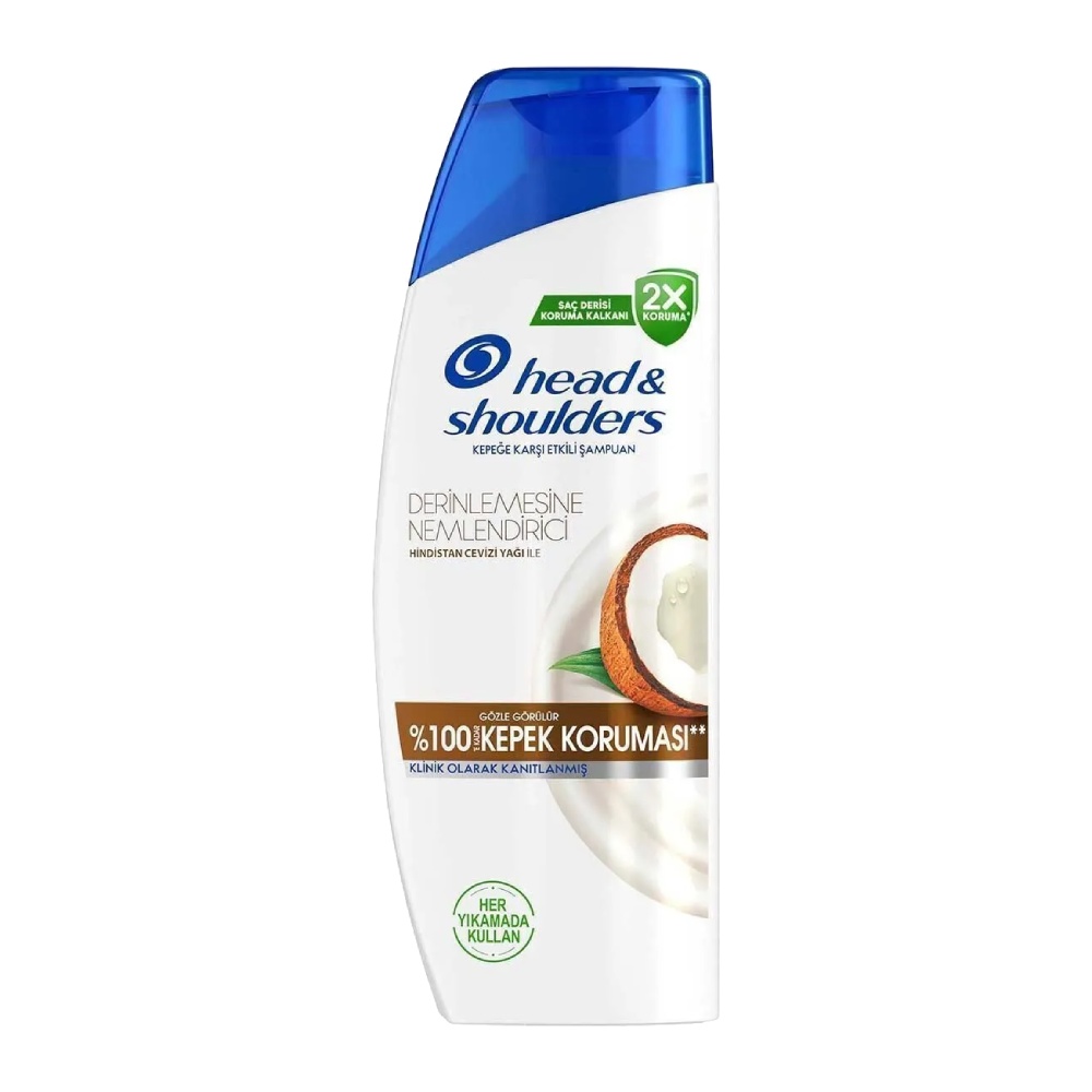 شامپو ضد شوره Head And Shoulders مدل Derinlemesine Nemlendirici حاوی روغن نارگیل حجم 330 میل