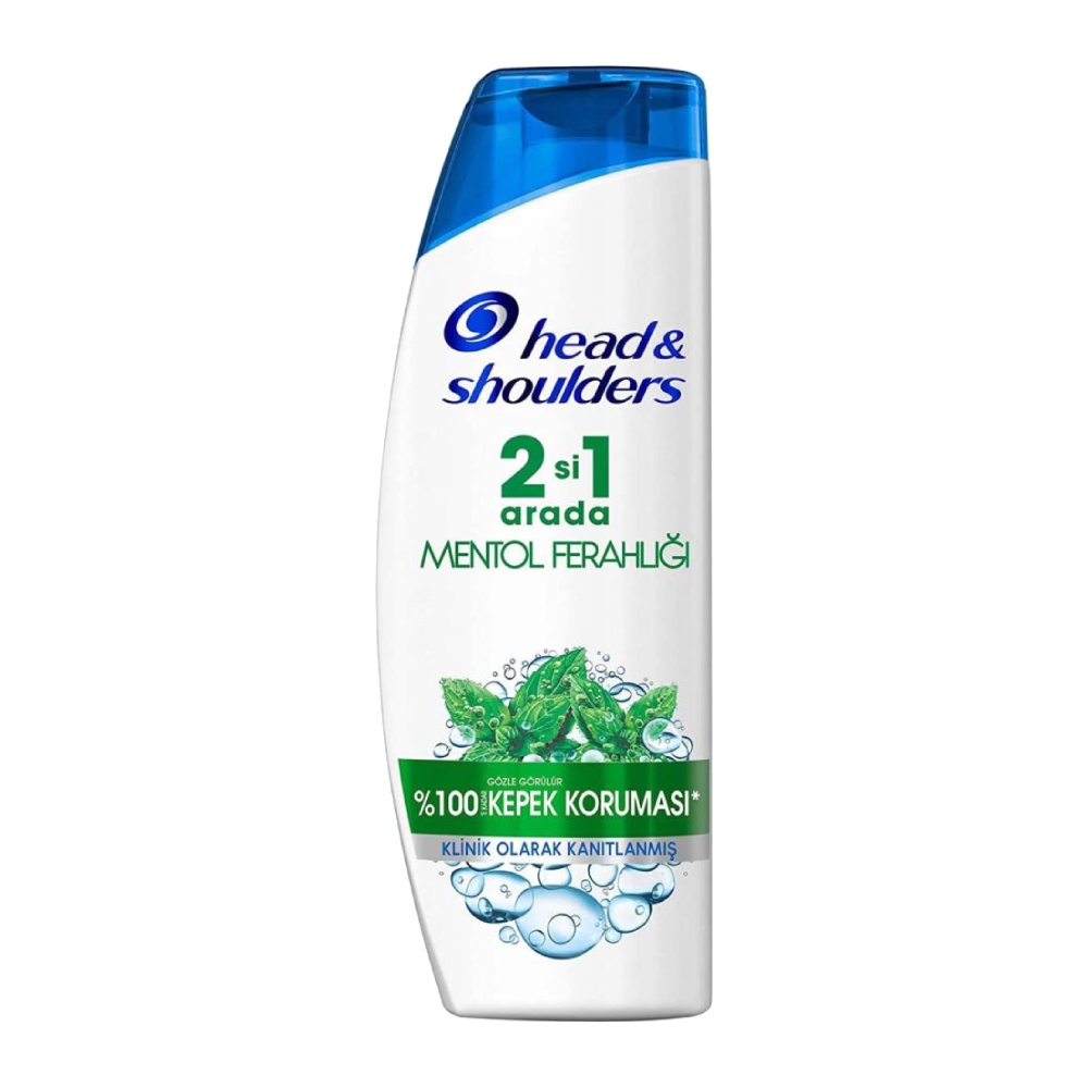 شامپو ضد شوره Head And Shoulders مدل Mentol Ferahligi حاوی عصاره نعنا حجم 350 میل