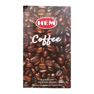 عود مخروطی آبشاری Hem مدل Coffee رایحه قهوه بسته 10 عددی