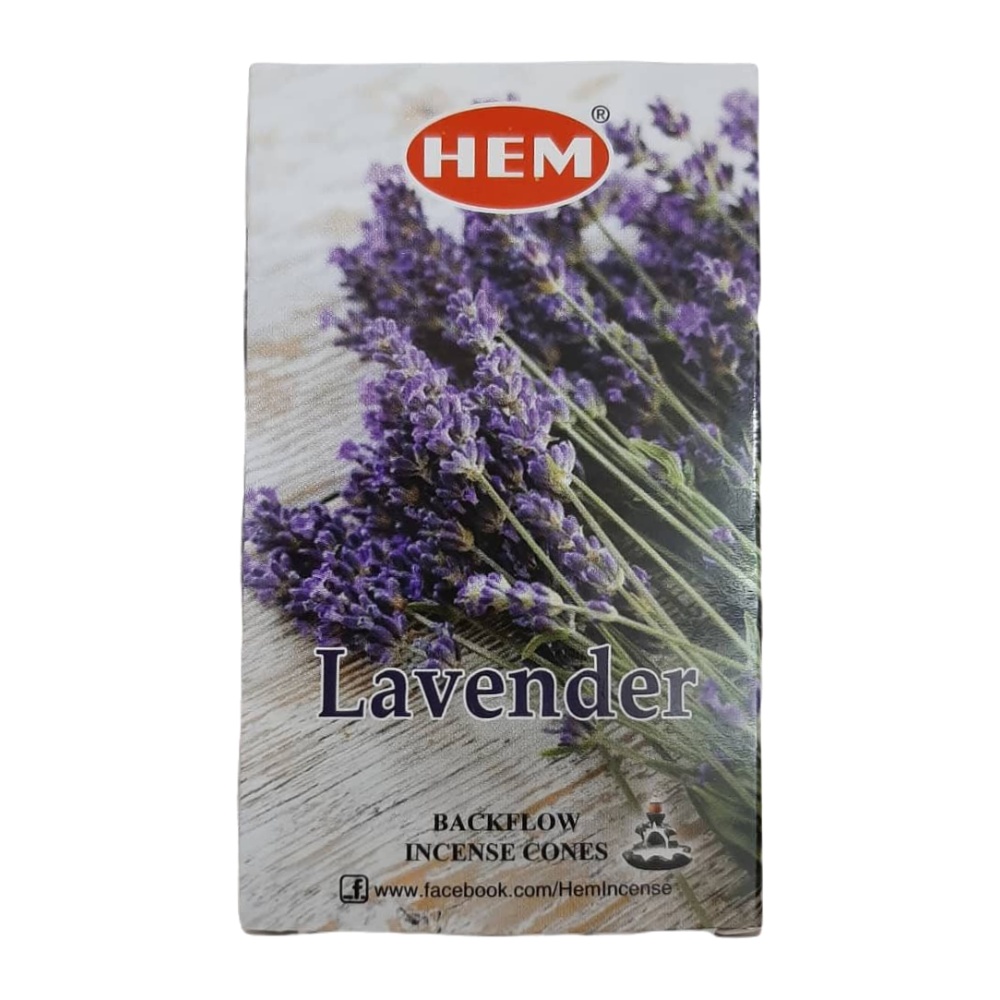 عود مخروطی آبشاری Hem مدل Lavender رایحه اسطوخودوس بسته 10 عددی