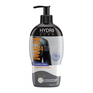 کرم موبر مردانه هیدرودرم Hydroderm مدل Sensitive Skin مناسب پوست حساس حجم 330 میل