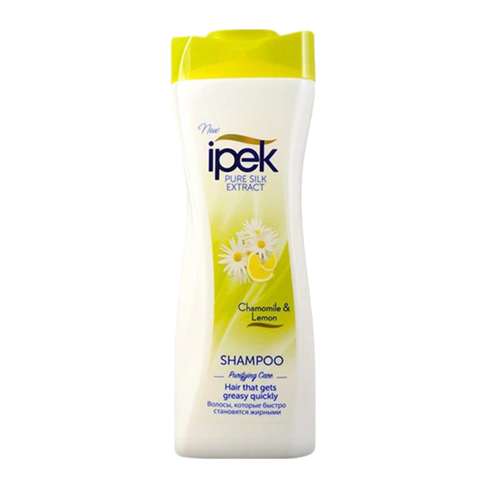 شامپو موی سر Ipek سری Pure Silk Extract مدل Chamomile And Lemon حجم 570 میل