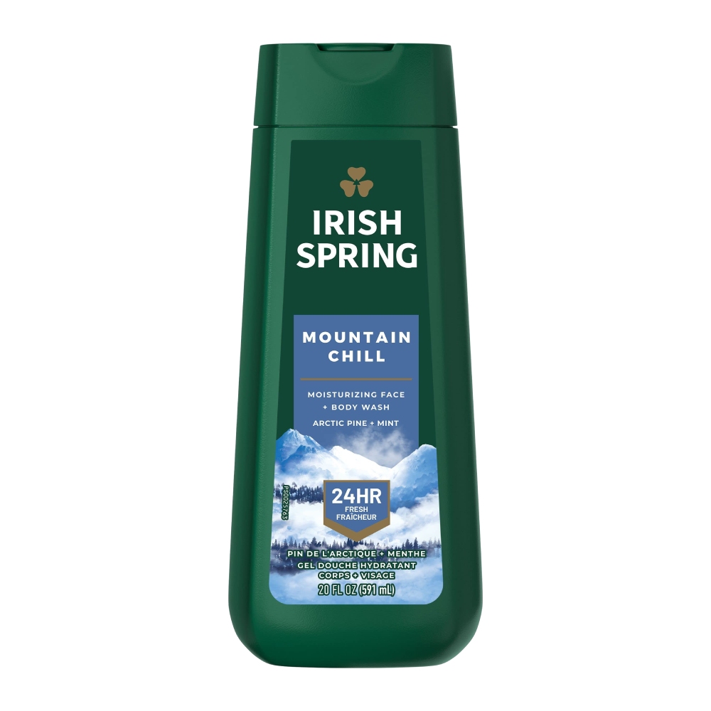 شامپو بدن Irish Spring مدل Chill Moisturizing مناسب بدن و صورت حجم 591 میل