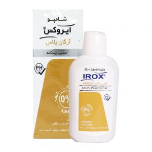 شامپو مو ایروکس Irox مدل Argan Plus مناسب مو و پوست سر آسیب دیده وزن 200 گرم