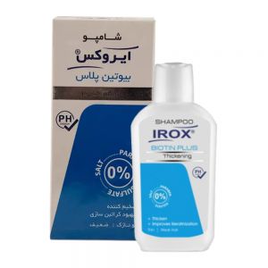 شامپو مو ایروکس Irox مدل Biotin Plus ​مناسب موهای نازک و ضعیف وزن 200 گرم