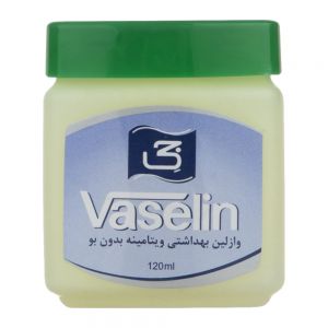 وازلین بهداشتی بدون بو جی Jey مدل Vitamin E حاوی ویتامین E حجم 120 میل