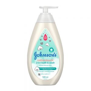 شامپو سر و بدن کودک جانسون Johnson's مدل CottonTouch حجم 500 میل