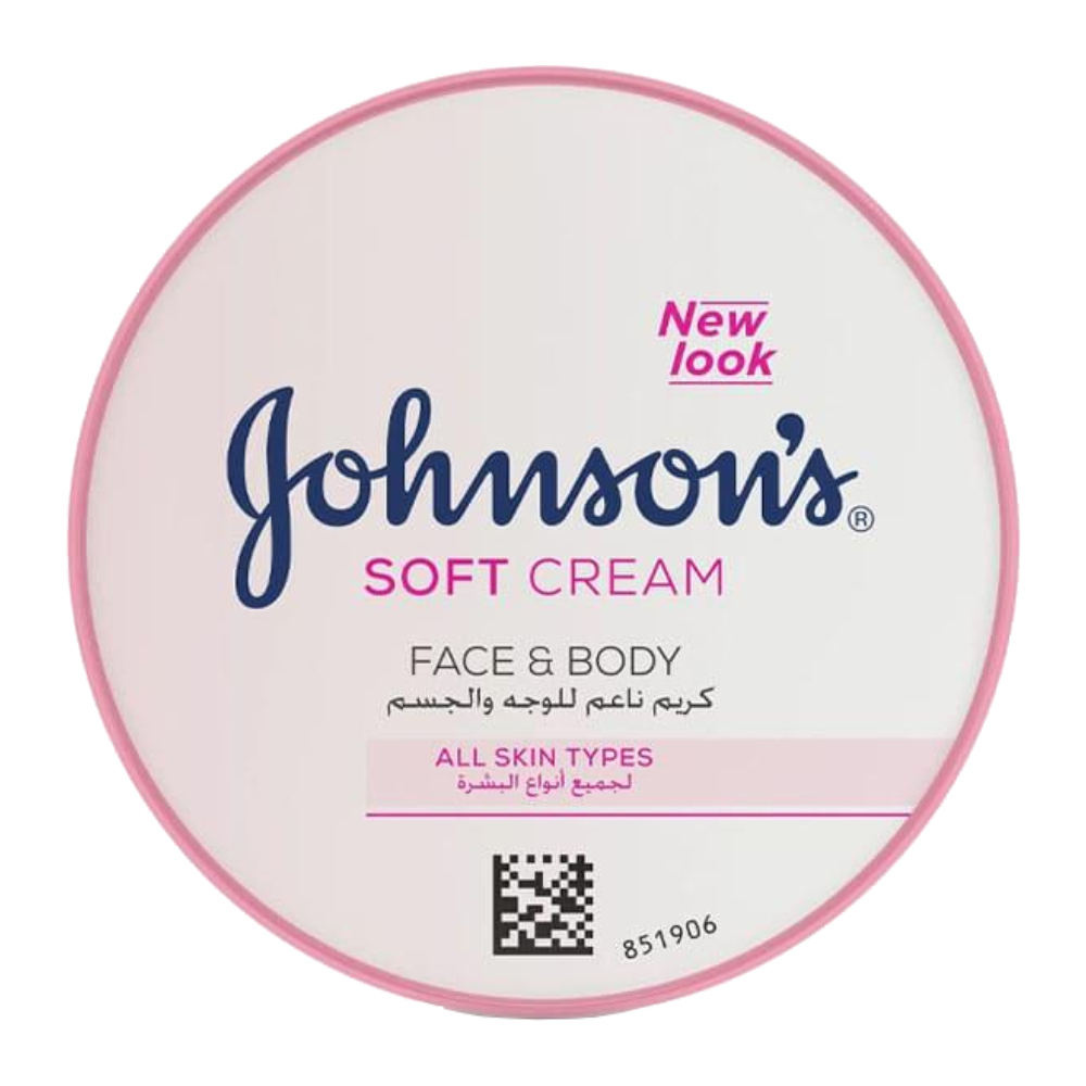 کرم صورت و  بدن جانسون Johnson's مدل Soft Cream آبرسان حجم 200 میل