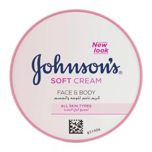 کرم صورت و  بدن جانسون Johnson's مدل Soft Cream آبرسان حجم 200 میل