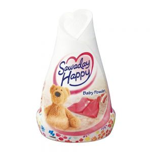 خوشبو کننده هوا Kobayashi سری Sawaday Happy مدل Baby Powder رایحه پودر بچه وزن 150 گرم