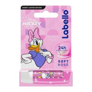 بالم لب Labello سری Mickey And Friends مدل Velvet Rose رنگ صورتی ملایم وزن 4.8 گرم