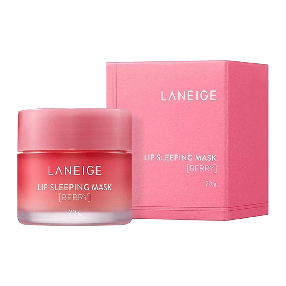 ماسک لب مناسب شب Laneige مدل Berry رایحه ی توت های قرمز وزن 20 گرم