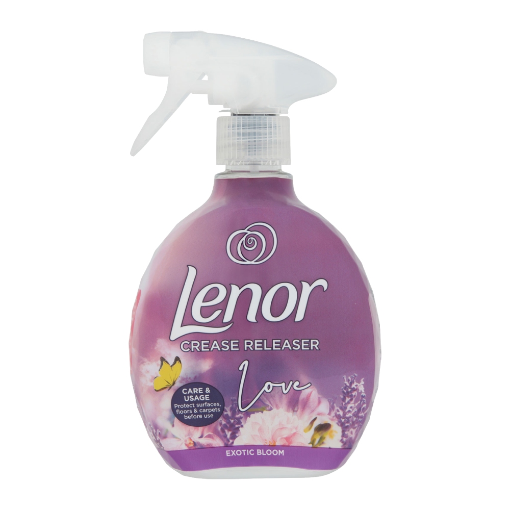 اسپری ضد چروک و خوشبو کننده لباس Lenor مدل Exotic Bloom حجم 500 میل