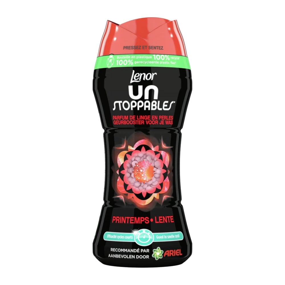 خوشبو کننده لباس Lenor مدل Unstoppables Lente وزن 224 گرم