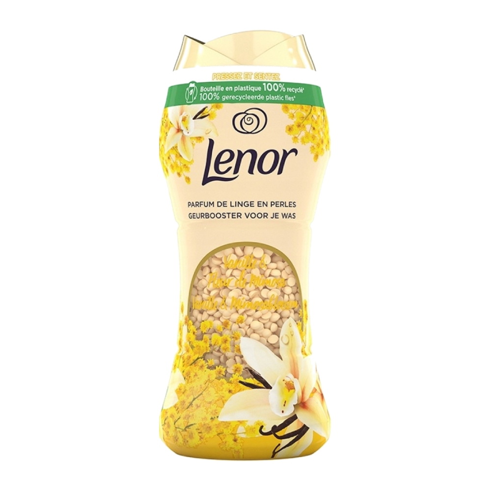 خوشبو کننده لباس Lenor مدل Vanilla And Mimosa وزن 210 گرم